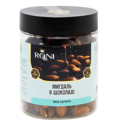 Мигдаль смаж мол шоколад б/цукру 250г